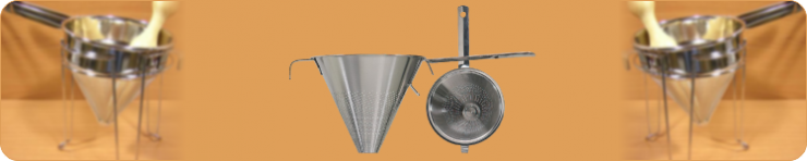 Funnels, Strainers and Sieves